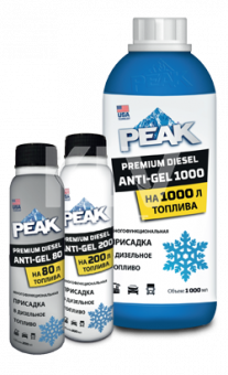 Присадка Premium Diesel ANTI-GEL  PEAK® Для дизельного топлива купить в Хабаровске. Интернет-магазин KLV-market  8 924 4114 177